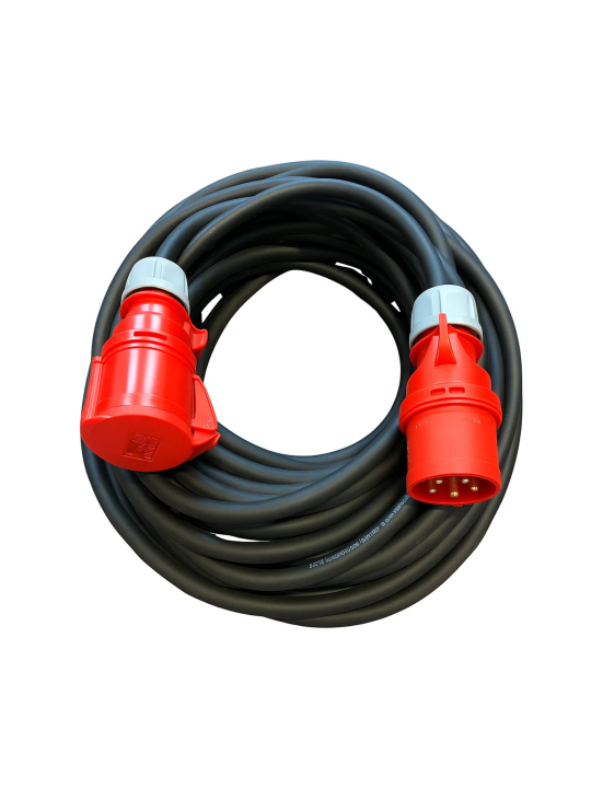 Construction extension cord 5×4 mm², 10 m