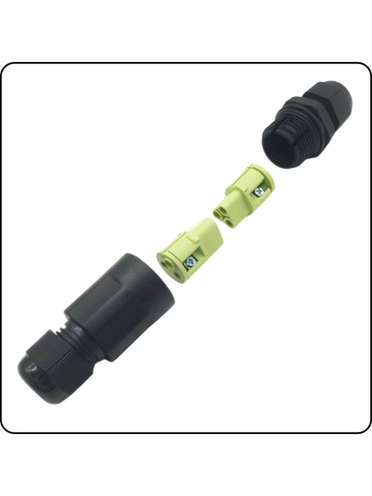 Złączka elektryczna hermetyczna skręcana 3-żyłowa konektor 16A 3x1,5mm
