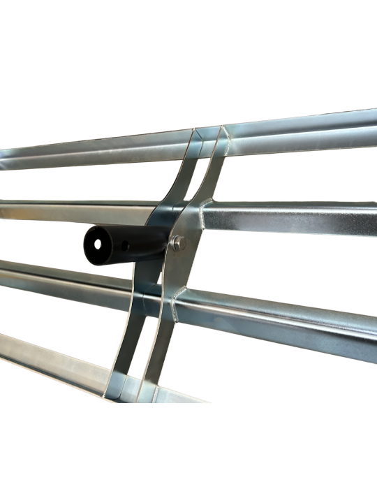 Lawn Leveling Rake 120 cm  Manual Soil and Turf Leveler  galvanized