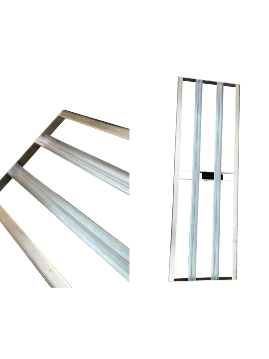 Lawn Leveling Rake 120 cm  Manual Soil and Turf Leveler  galvanized