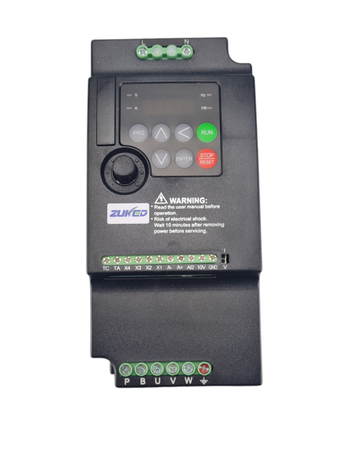 5.5 kW Inverter 1 phase → 3-phase for 3 kW Motor – Soft Start & Brake