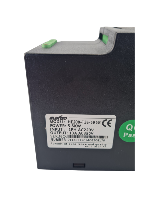 5.5 kW Inverter 1 phase → 3-phase for 3 kW Motor – Soft Start & Brake